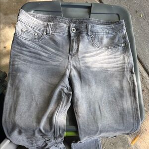 Guess Women's Light Gray Skinny Jeans